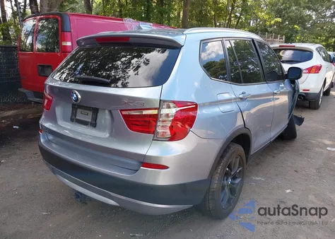 2011 BMW X3 xDrive35I z USA, uszkodzony, nr VIN 5UXWX7C55BL732873